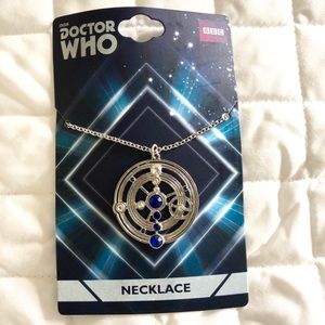 Doctor Who Circular Gallifreyan necklace